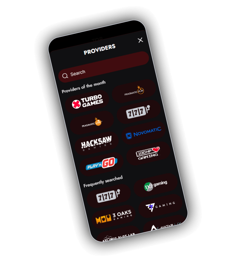 Nana Casino game providers list