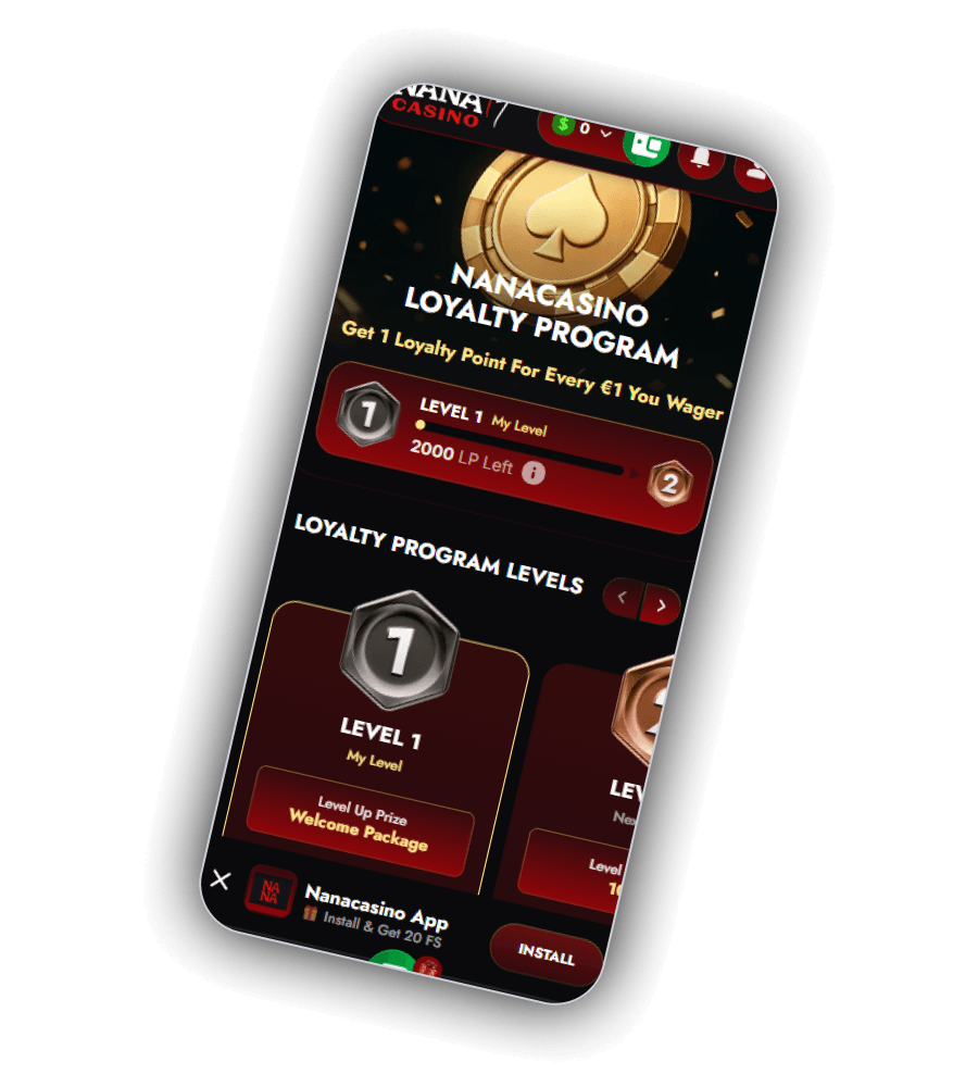 Nana Casino VIP club overview